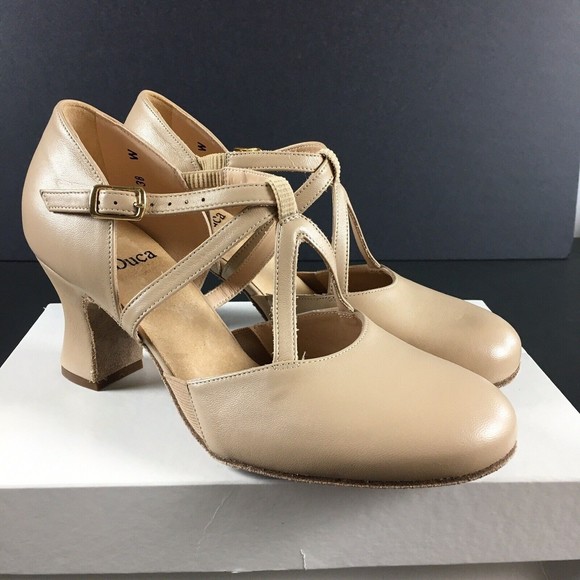 LaDuca Shoes Laduca Dance Musical Theater Elizabeth Beige Shoes 25